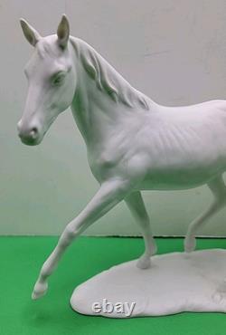 Kaiser Porcelain Figurine Mare With Foal No. 403 White Bisque No Box