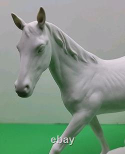 Kaiser Porcelain Figurine Mare With Foal No. 403 White Bisque No Box