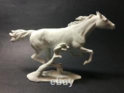 Kaiser Porcelain White Bisque Figurine Horse FINALE G. Bochmann W. Germany