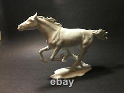 Kaiser Porcelain White Bisque Figurine Horse FINALE G. Bochmann W. Germany