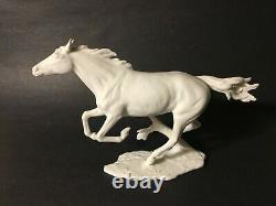 Kaiser Porcelain White Bisque Figurine Horse FINALE G. Bochmann W. Germany