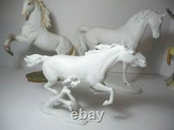 Kaiser Porcelain White Bisque Figurine Horse G. Bochmann W. Germany 1950's