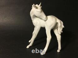 Kaiser W. Germany White Porcelain Figure FOAL Horse designed by G. Bochmann
