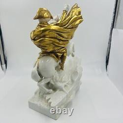 Kister Napoleon Bonaparte on Horse Figurine French Revolution Statue Porcelain