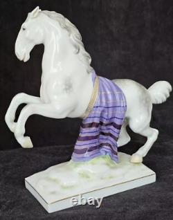 Kpm Berlin Porzellanfigur steigendes Pferd Horse Porcelain Figurine