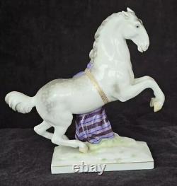 Kpm Berlin Porzellanfigur steigendes Pferd Horse Porcelain Figurine