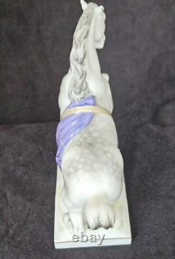 Kpm Berlin Porzellanfigur steigendes Pferd Horse Porcelain Figurine