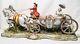 Large Tiche Porcelain Capodimonte Horse & Carriage Galletti Lim Ed Dresden Lace