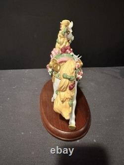LENNOX 1996 LOVE/CHRISTMAS CAROUSEL HORSE (ROMANCE HORSE) Porcelain Figurine