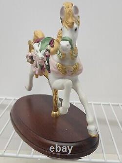 LENOX 1996 CHRISTMAS CAROUSEL HORSE, MINT CONDITION. COA Included with Horse