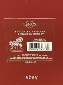 LENOX 2009 Christmas Carousel Horse LIMITED EDITION Box & COA NIB
