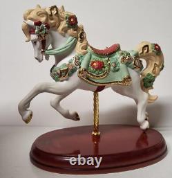 LENOX 2016 CHRISTMAS CAROUSEL HORSE LIMITED EDITION 9.5 IN BOX withCOA