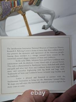 LENOX AMERICANA CAROUSEL HORSE sculpture Limited Edition - NEW in BOX with COA