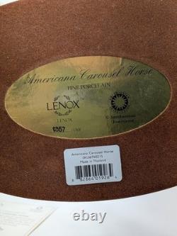 LENOX AMERICANA CAROUSEL HORSE sculpture Limited Edition - NEW in BOX with COA