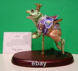 LENOX PRINCE FROG CAROUSEL sculpture - Horse - - NEW in BOX with COA