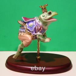 LENOX PRINCE FROG CAROUSEL sculpture - Horse - - NEW in BOX with COA