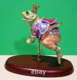 LENOX PRINCE FROG CAROUSEL sculpture - Horse - - NEW in BOX with COA