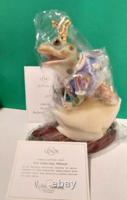LENOX PRINCE FROG CAROUSEL sculpture - Horse - - NEW in BOX with COA