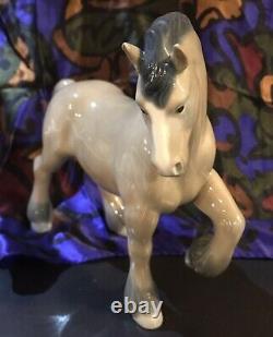 LLADRO #4862 PERCHERON Horse Draft Clydesdale Type 290 Spain