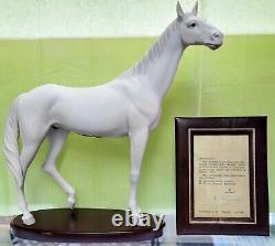 LLADRO #5340 THOROUGHBRED HORSE LIMITED Ed. RETIRED-EXCELLENT withCOA #262/1000