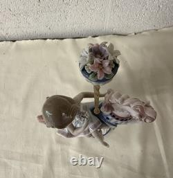LLADRO Figurine/Statue Girl On Carousel Horse #1469 MINT RARE BEAUTY