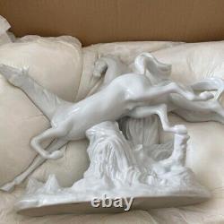 LLADRO Galloping Horse Figurine Large Porcelain Object Unused
