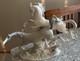 Lladro Porcelain 2 Horses Galloping