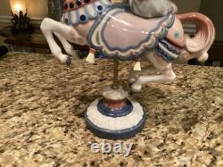 LLADRO Porcelain Figurine Girl On Carousel Horse#1469 RARE
