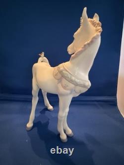 LLADRO Unicorn and Figurine With a Friend Rare Last one