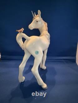LLADRO Unicorn and Figurine With a Friend Rare Last one