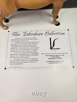 Lakeshore Collectable Porcelain Horse 10501 palomino fine saddle mare