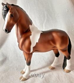 Lakeshore Porcelain Hand Painted Horse Houdini 1/1000 Bay Pinto Haflinger 10402