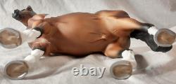 Lakeshore Porcelain Hand Painted Horse Houdini 1/1000 Bay Pinto Haflinger 10402