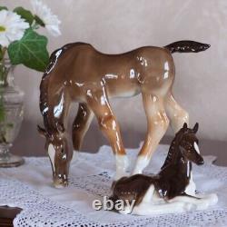 Large Brown Horse Figurine Lomonosov porcelain