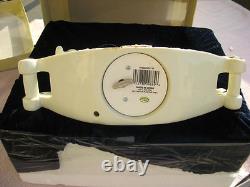 Large CLASSIC NOEL Porcelain Musical Rocking Horse 24K-New Open Box