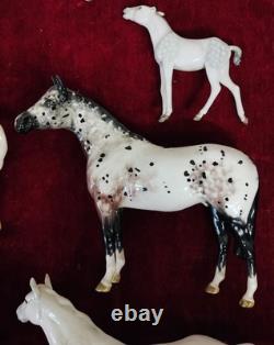 Large Collection Of Horse Figurines (17). Beswick Porcelain. England. C1940-1989