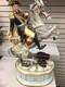 Large Colorful German Porcelain Napoleon & Horse 28 Tall Very Heavy 52 Lbs