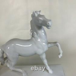 Large Herend Porcelain White Horse