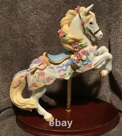 Large Lenox Porcelain Carousel Horse The Victorian Romance 1992 Limited Ed