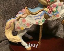 Large Lenox Porcelain Carousel Horse The Victorian Romance 1992 Limited Ed