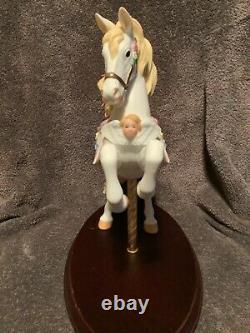 Large Lenox Porcelain Carousel Horse The Victorian Romance 1992 Limited Ed