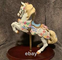 Large Lenox Porcelain Carousel Horse The Victorian Romance 1992 Limited Ed