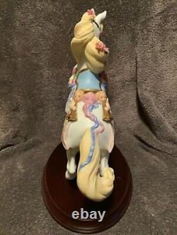 Large Lenox Porcelain Carousel Horse The Victorian Romance 1992 Limited Ed