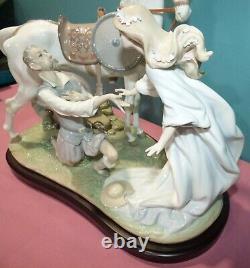 Large Lladro Porcelain Figurine #1776 Conquered By Love Ltd Edition Horse