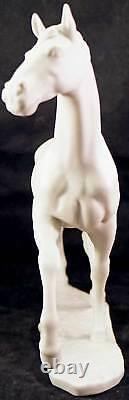 Large Porcelain Bisque Hutschenreuther Figurine Horse Jazda C. Werner