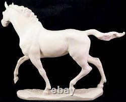 Large Porcelain Bisque Hutschenreuther Figurine Horse Jazda C. Werner