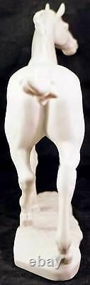 Large Porcelain Bisque Hutschenreuther Figurine Horse Jazda C. Werner