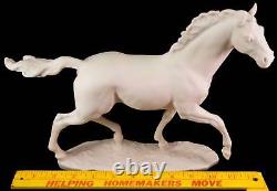 Large Porcelain Bisque Hutschenreuther Figurine Horse Jazda C. Werner