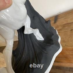 Large Vintage Spanish Sureda Porcelain White Horse Porcelain Figurine Sculpture
