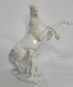 Late 19th-Century, Early 20th-Century Karl Ens Volkstedt Startled Horse